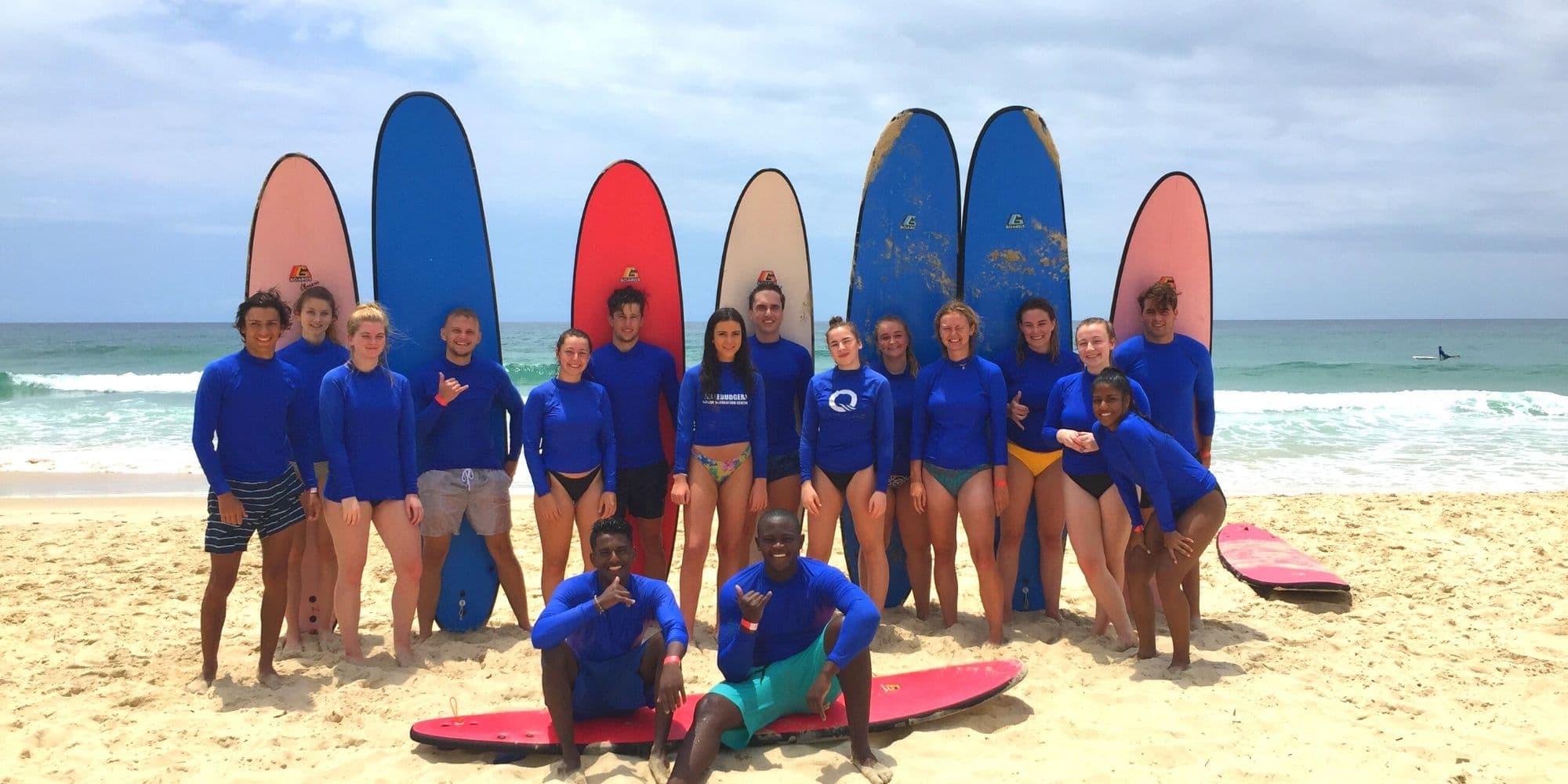 Australian gap year orientation learn to surf Letz Live