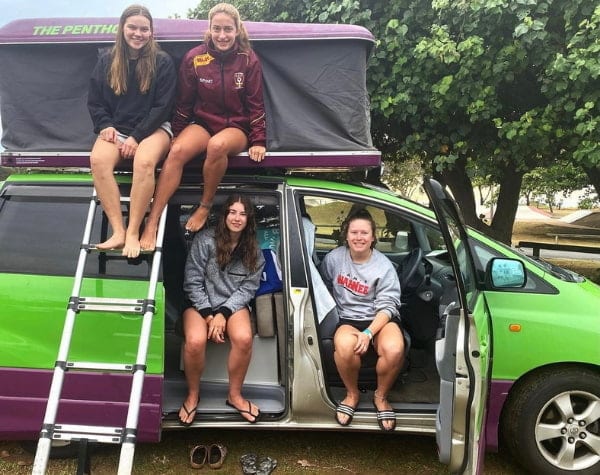 The Juicy van. this is How to travel Australia during your Gap Year!
