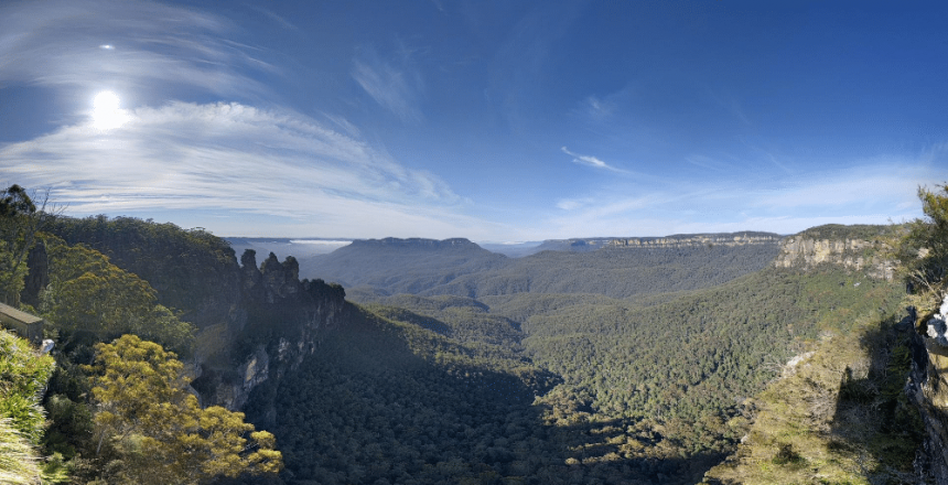 Australian Gap Year reflection and photo of the blue mountains